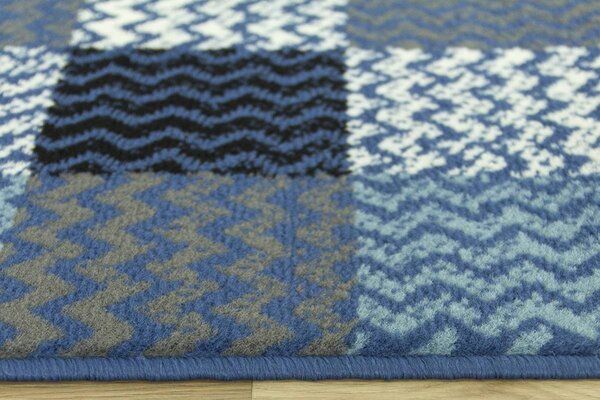 Běhoun Luna 503568/94955 patchwork modrý Šíře: 70 cm