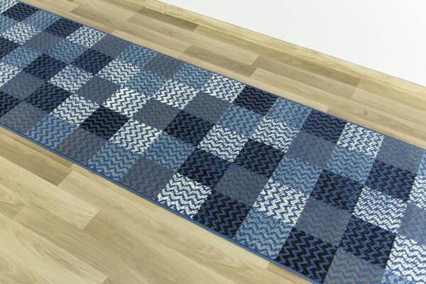 Běhoun Luna 503568/94955 patchwork modrý Šíře: 70 cm