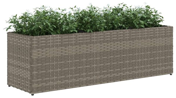 Zahradní truhlíky se 3 květináči 2 ks šedé 105 x 30 x 32 cm 3210524