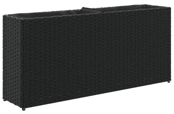 Zahradní truhlíky se 2 květináči 2 ks hnědé 90 x 20 x 40 cm 3210513