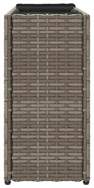 Zahradní truhlíky se 2 květináči 2 ks šedé 90 x 20 x 40 cm 3210515