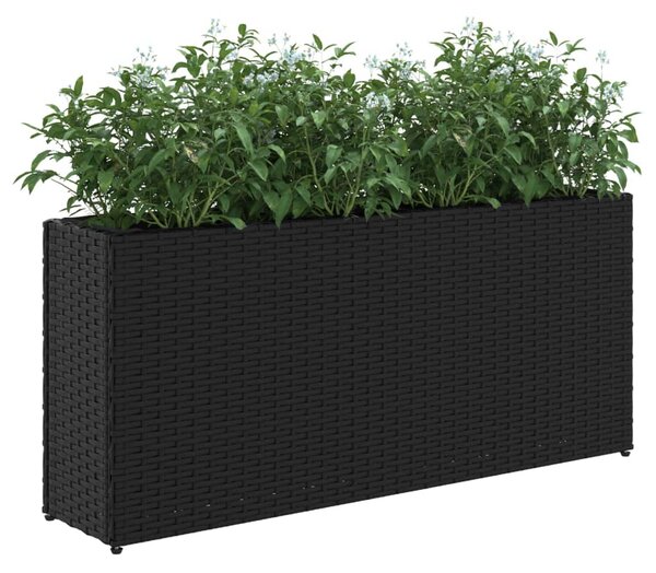 Zahradní truhlíky se 2 květináči 2 ks hnědé 90 x 20 x 40 cm 3210513