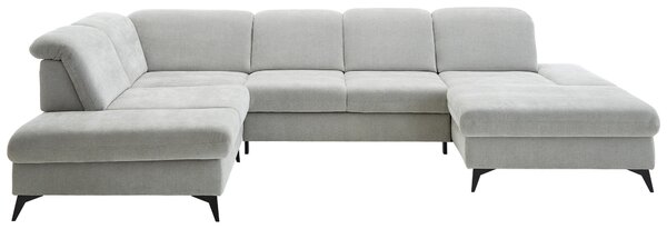 SEDACÍ SOUPRAVA, textil, barvy stříbra Beldomo Style - Sedací soupravy