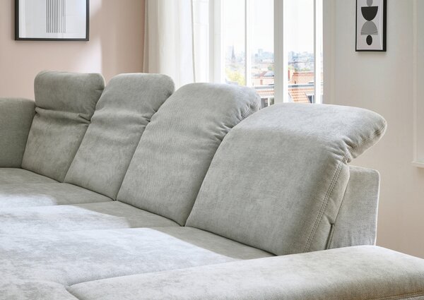 SEDACÍ SOUPRAVA, textil, barvy stříbra Beldomo Style - Sedací soupravy