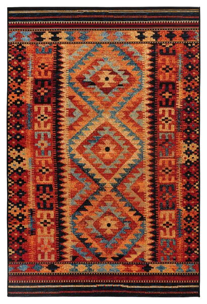 VENKOVNÍ KOBEREC, 80/150 cm, vícebarevná, červená Obsession - Venkovní koberce & dlaždice