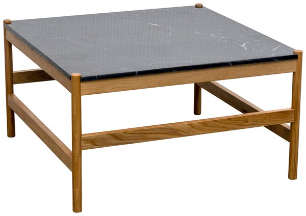 KONFERENČNÍ STOLEK, přírodní barvy, černá, dřevo, kámen, 80/45/80 cm MID.YOU - Konferenční stolky, Online Only