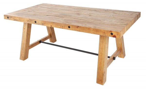 Jídelní stůl FINCA VINTAGE BROWN 200 CM masiv recyklovaná borovice Nábytek | Jídelní prostory | Jídelní stoly | Všechny jídelní stoly