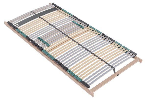 Latkový rošt 140x200 PREMIUM STRONG, extra stabilní rám z bukového dřeva, latkový rošt 140x200, extra stabilní, pevná opěrka hlavy, ergonomický 7zónový latkový rošt s 42 zesílenými lamelami, vyrobeno v Německu, nosnost až 200 kg