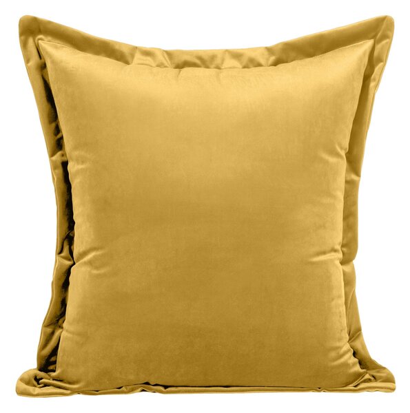 SADA DEKORAČNÍCH POVLAKŮ NA POLŠTÁŘ 2KS RIA 45X45 CM HOŘČICOVÁ