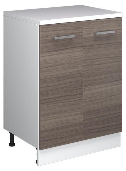 Kuchyňská skříňka pod šikmou střechu Vicco R-Line Ušlechtilá šedá 60 cm bez šikminy se 2 dveřmi, Model 61774