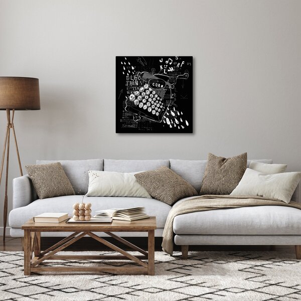 Obraz - Kresba v Banksyho stylu (30x30 cm)