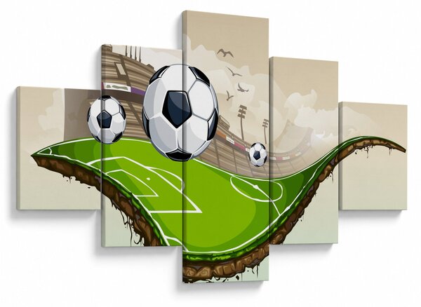 Obraz - Fotbalové hřiště (125x70 cm)