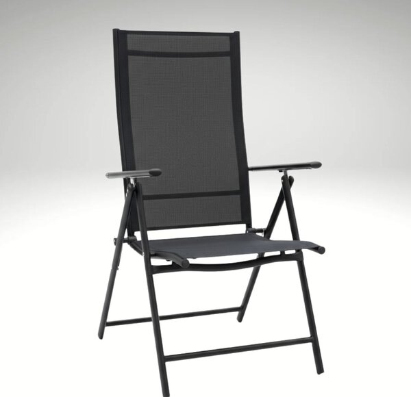 Vikio Zahradní set 205x90 pro 8 osob V138 černá