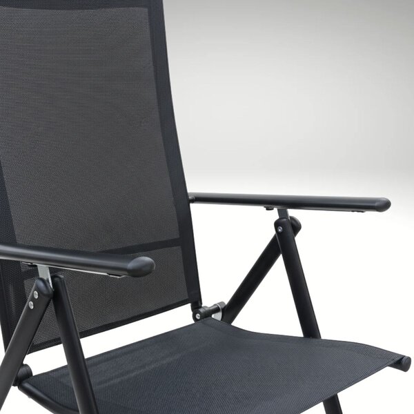 Vikio Zahradní set 205x90 pro 8 osob V138 černá