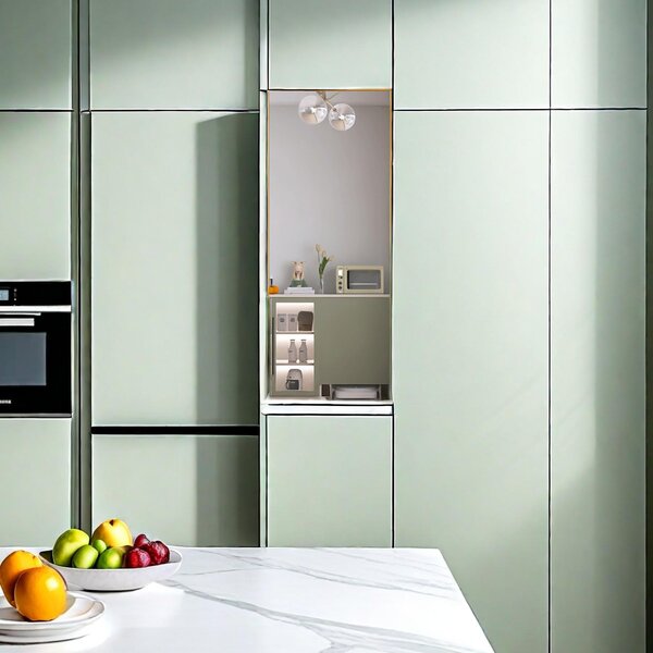 Obdélníkové kosmetické zrcadlo z tvrzeného skla, zlatý hliníkový rám, 1400x400 mm, elegantní moderní design do ložnice nebo koupelny