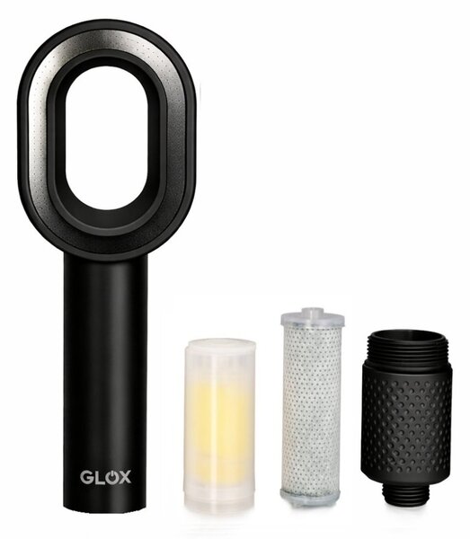 Filtrační sprchová hlavice černá GLOX SH002B