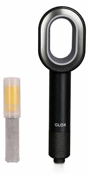 Filtrační sprchová hlavice černá GLOX SH002B