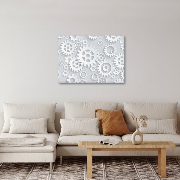 Obraz - Ozubená kolečka (70x50 cm)