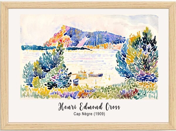 Plakát v rámu 45x35 cm Henri-Edmond Cross – Wallity