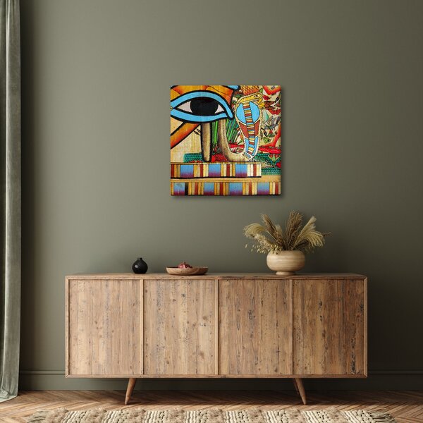 Obraz s egyptskými motivy (30x30 cm)