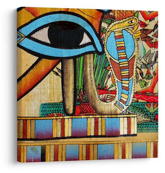 Obraz s egyptskými motivy (30x30 cm)
