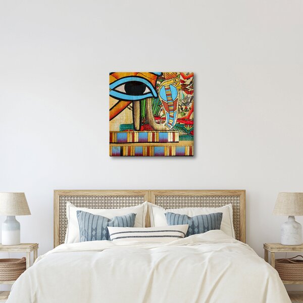 Obraz s egyptskými motivy (30x30 cm)
