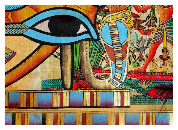 Obraz s egyptskými motivy (70x50 cm)