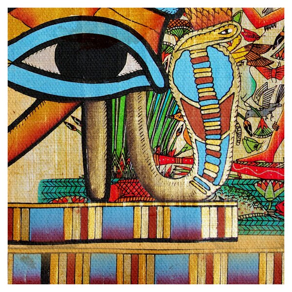 Obraz s egyptskými motivy (30x30 cm)