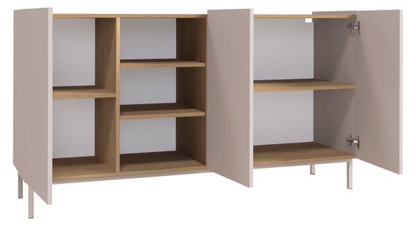 Skříňka Rutori RO01, Barva: černá / černá + gold baroque 5903211429811