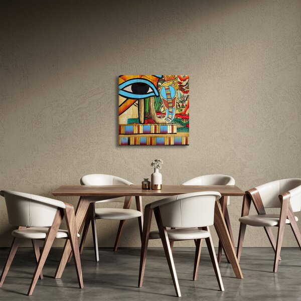 Obraz s egyptskými motivy (30x30 cm)
