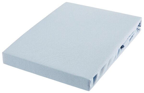 ELASTICKÉ PROSTĚRADLO, žerzej, modrá, 90-100/200-220 cm Novel - Prostěradla, Online Only