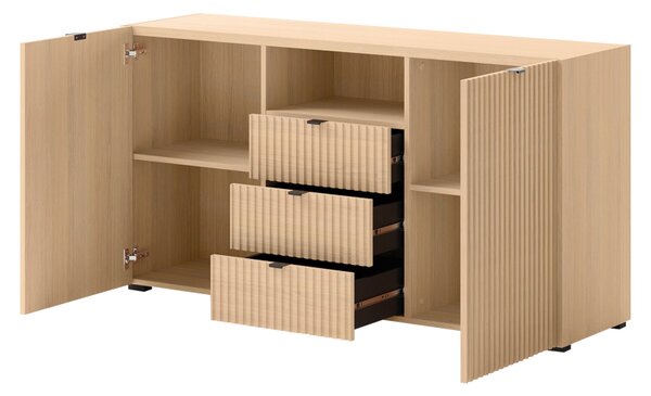Komoda Siroti 2D3SZ SR02, Barva dřeva: bělený dub vicenza 5903211436192