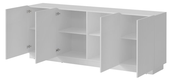 Skříňka Ceroza 200 4D, Barva: bílá 5903211454356