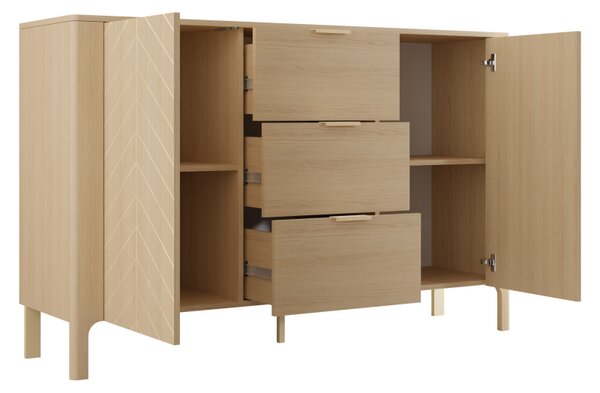 Komoda Malony ML01, Barva: dub vicenza 5903211468216