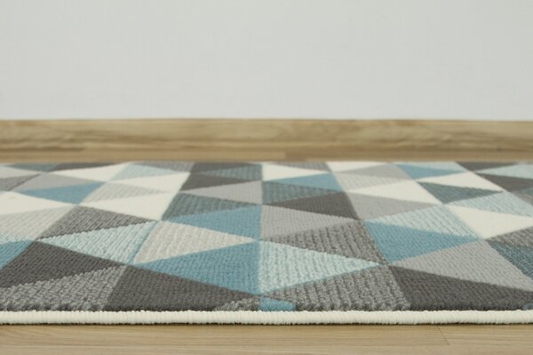 Balta Běhoun LUNA 503430/95832 trojúhelníky modrý Šíře: 60 cm