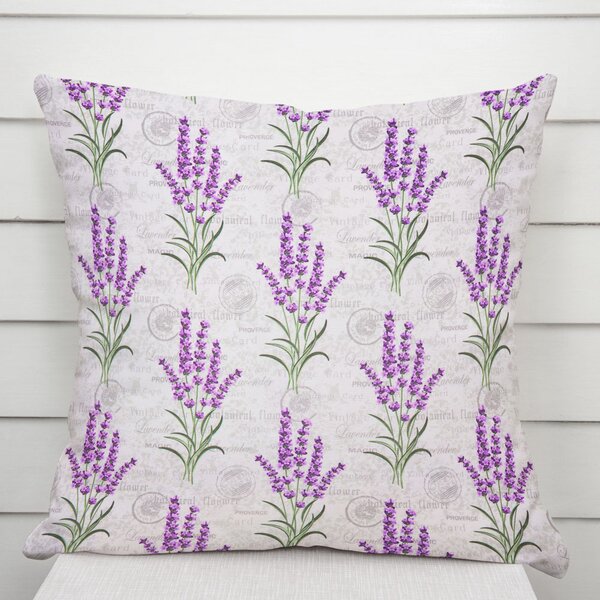 Biante Dekorační povlak na polštář PML-033 Provence levandule 30 x 50 cm