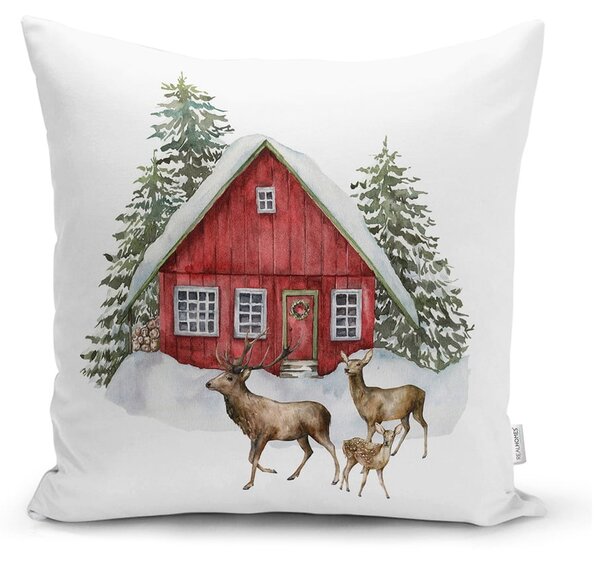 Povlak na polštář s vánočním motivem 43x43 cm – Mila Home