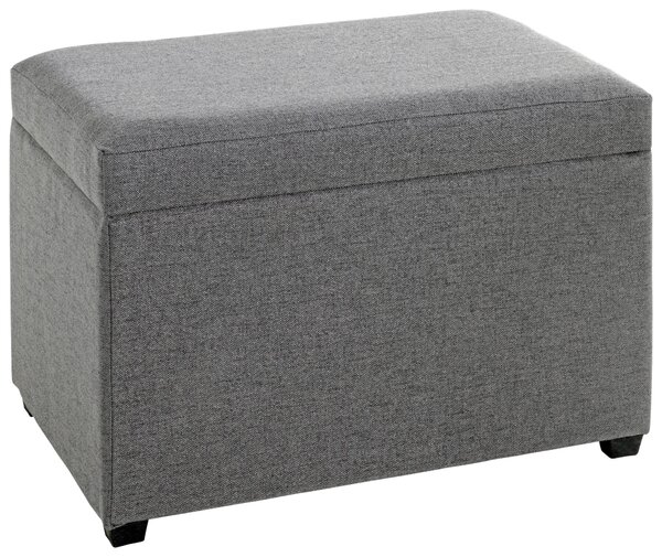 TRUHLOVÁ LAVICE, textil, kompozitní dřevo, 58/42/39 cm - Taburety, Online Only