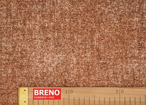Breno Metrážový koberec BAVARIA 84 oranžový, šíře 400 cm, Oranžová