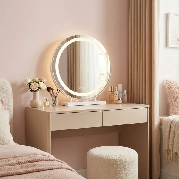 Zrcadlo Rea Make-Up 40 Led Bílý