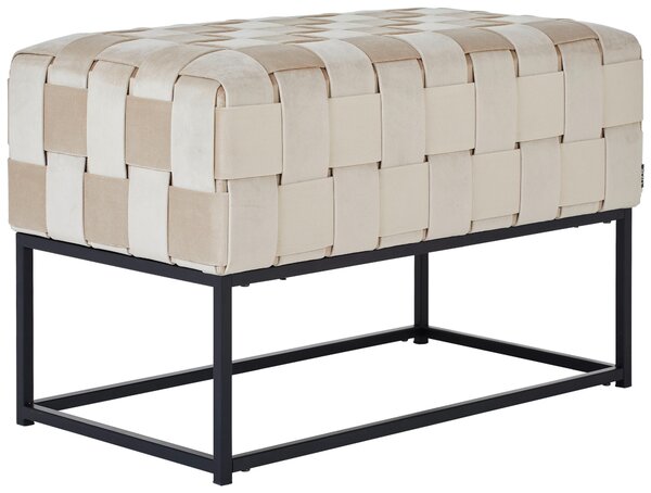 SEDACÍ LAVICE, kov, textil, 71/47/41 cm Xora - Taburety
