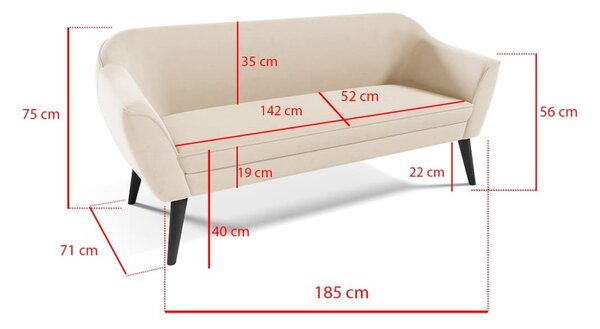 Trojsedačka Venus - Velutto 10 Barva nožiček: Černá