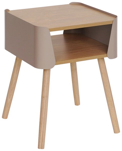 NOČNÍ STOLEK, borovice, přírodní barvy, béžová, 40/54,5/39 cm Xora, Online Only