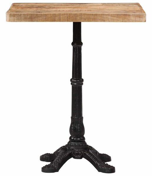 Bistro stolek 60 x 60 x 77 cm hrubé mangovníkové dřevo 321084