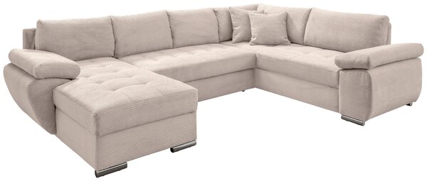 SEDACÍ SOUPRAVA, textil, béžová P & B - Sedací soupravy, Online Only