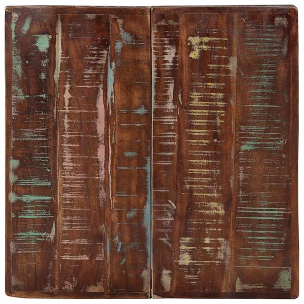 Balkonový stolek 60 x 60 x 76 cm masivní recyklované dřevo 321086