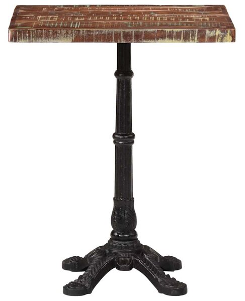 Balkonový stolek 60 x 60 x 76 cm masivní recyklované dřevo 321086