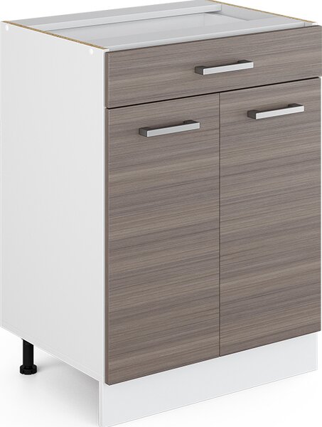 Spodní skříňka kuchyňské linky Vicco R-Line Ušlechtilá šedá 60 cm se zásuvkou, bez pracovní desky, Model 29712