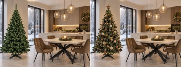 JAKS Vánoční stromek jedle zelená 200 cm