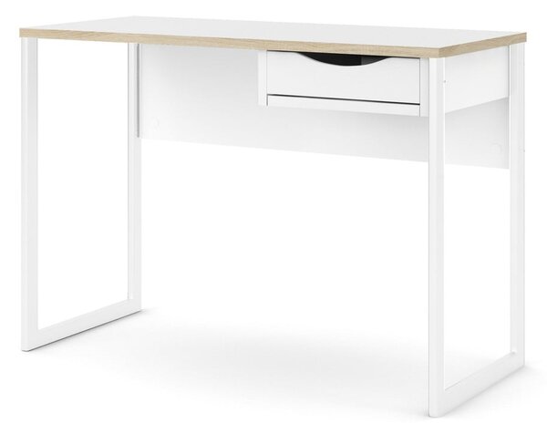Bílý pracovní stůl Tvilum Function Plus, 110 x 48 cm